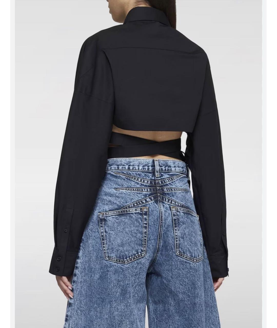 ALAIA Черная хлопковая рубашка, фото 4