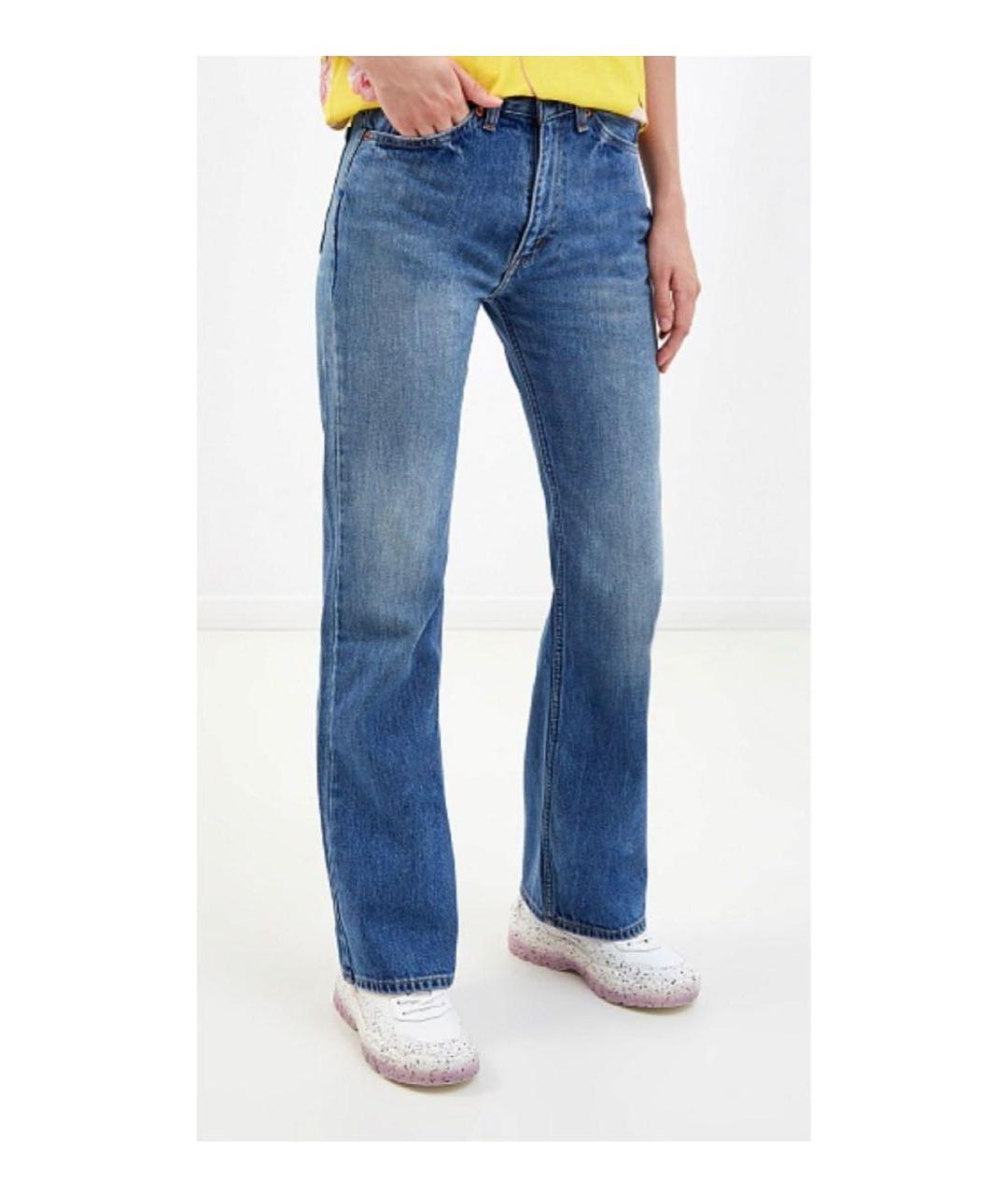 VALENTINO Хлопковые прямые джинсы, фото 8