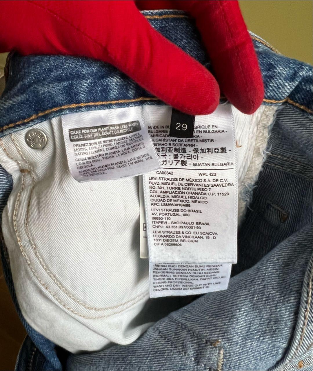 VALENTINO Хлопковые прямые джинсы, фото 7