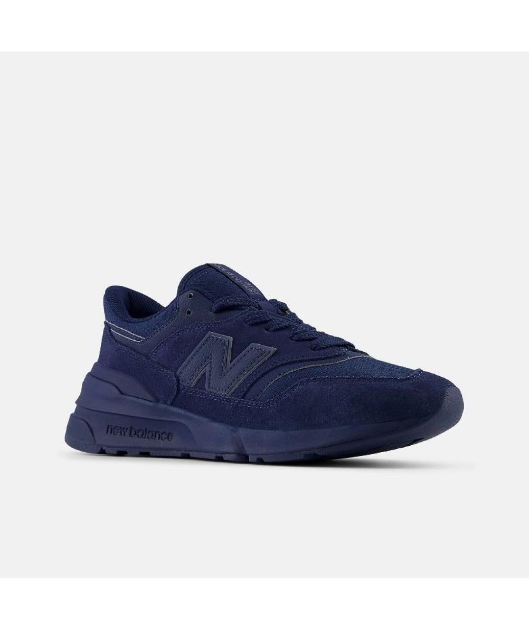 NEW BALANCE Темно-синие текстильные кроссовки, фото 3