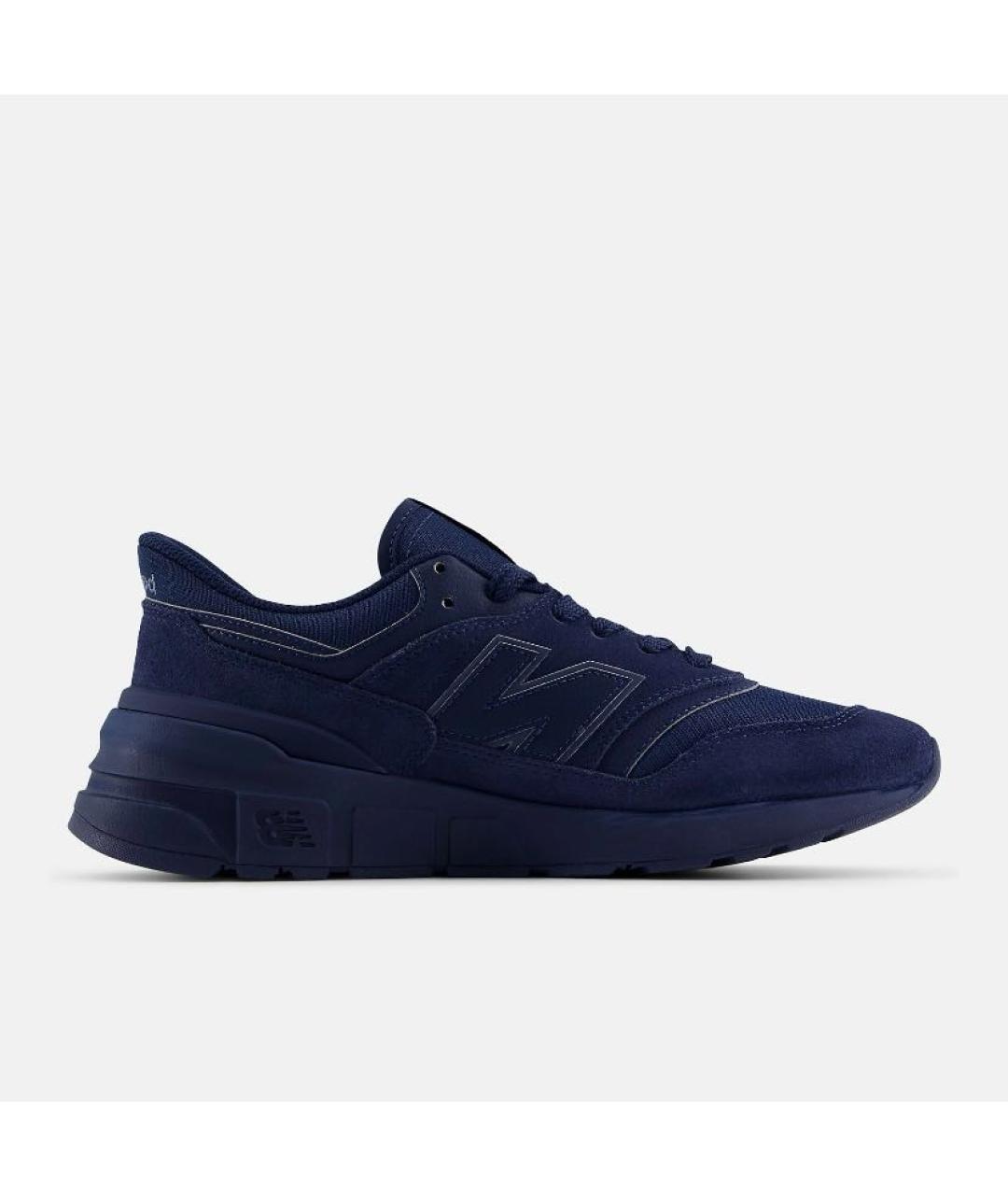 NEW BALANCE Темно-синие текстильные кроссовки, фото 5