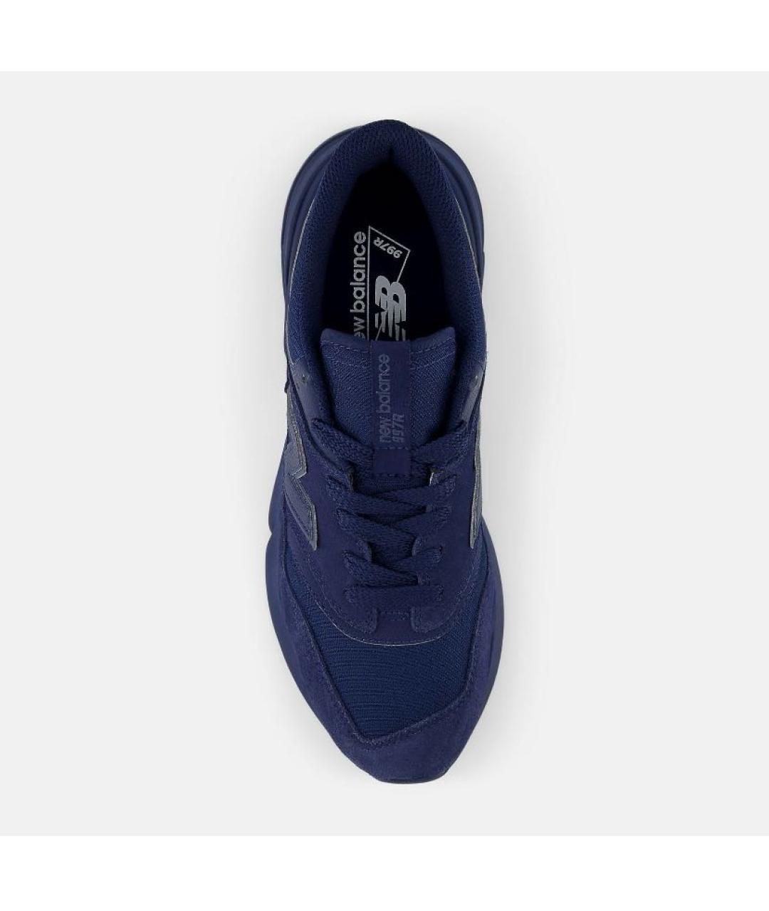 NEW BALANCE Темно-синие текстильные кроссовки, фото 2
