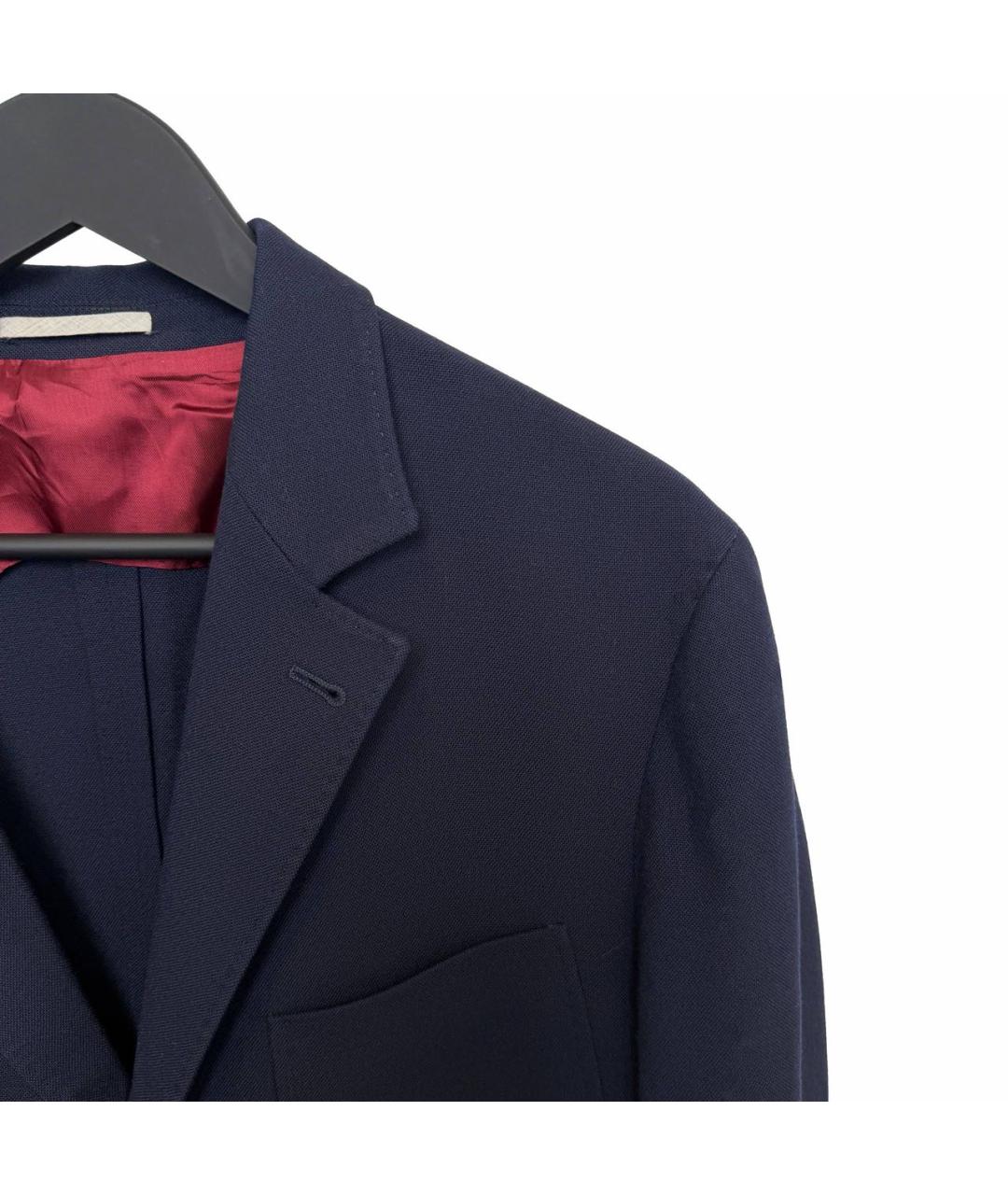 BRUNELLO CUCINELLI Темно-синий хлопковый пиджак, фото 2