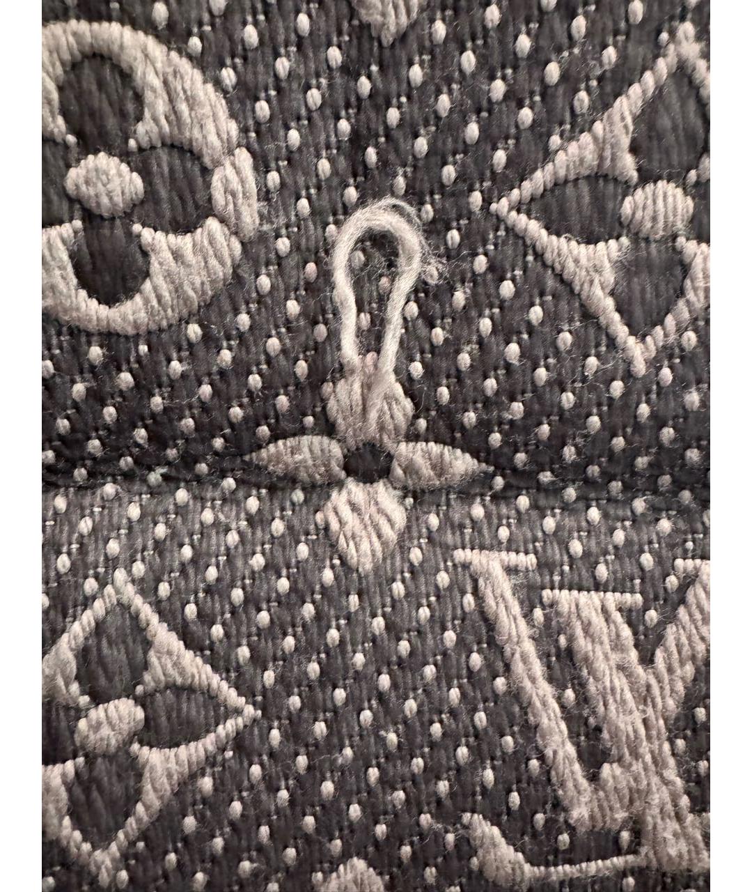 LOUIS VUITTON Бежевый шерстяной шарф, фото 5