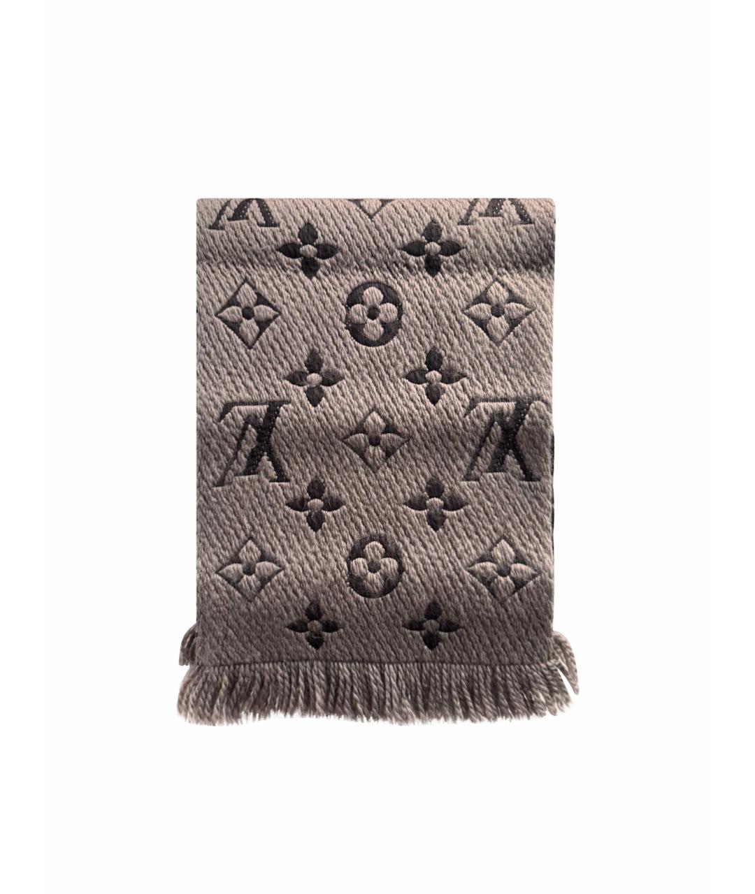 LOUIS VUITTON Бежевый шерстяной шарф, фото 1