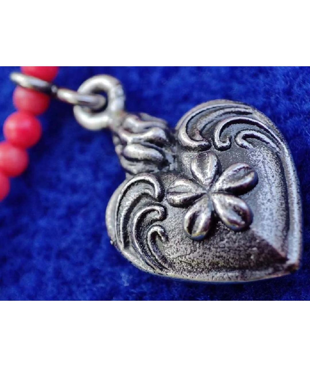 VALENTINO Красное колье из бисера, фото 7