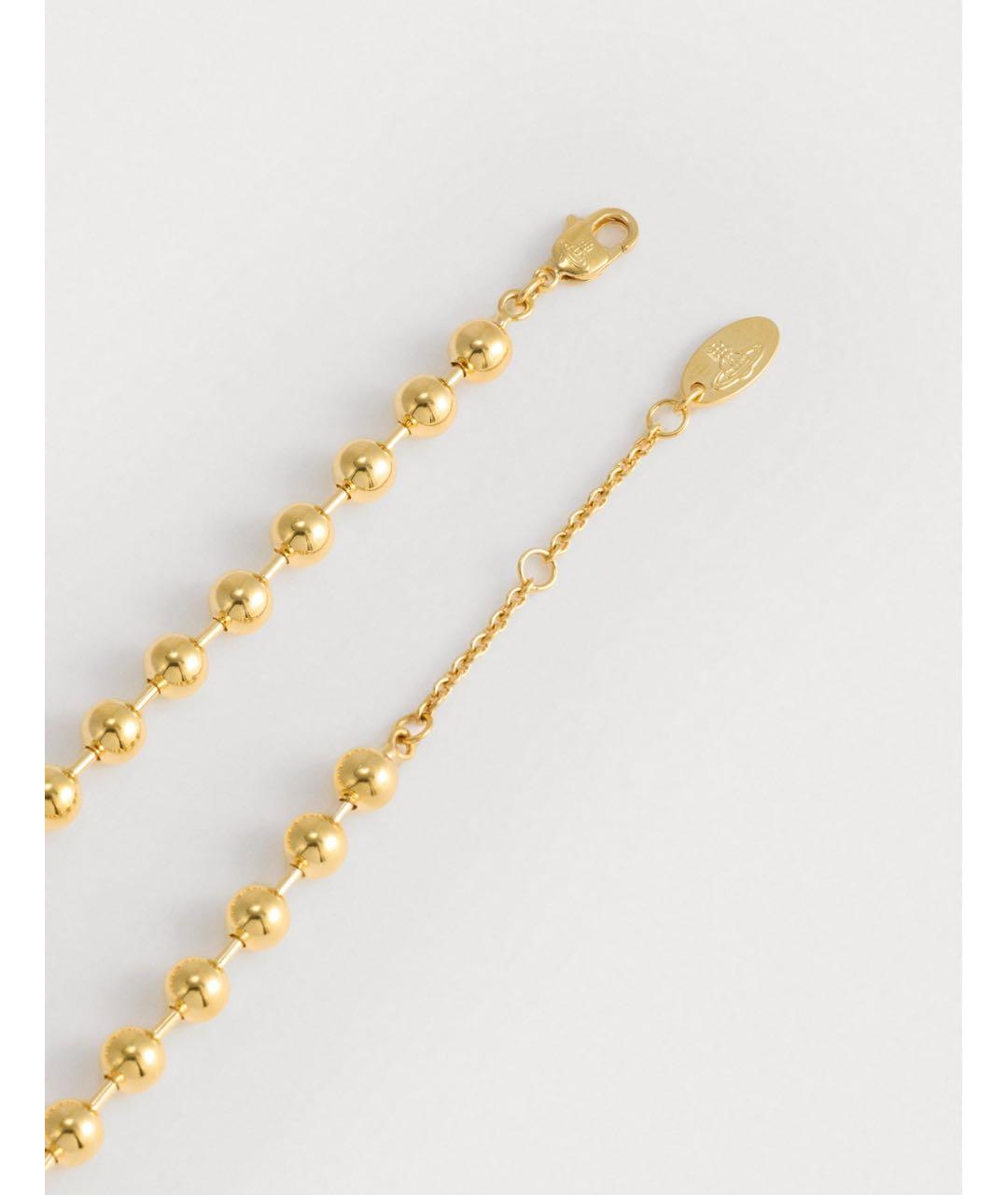 VIVIENNE WESTWOOD Золотой латунный чокер, фото 3