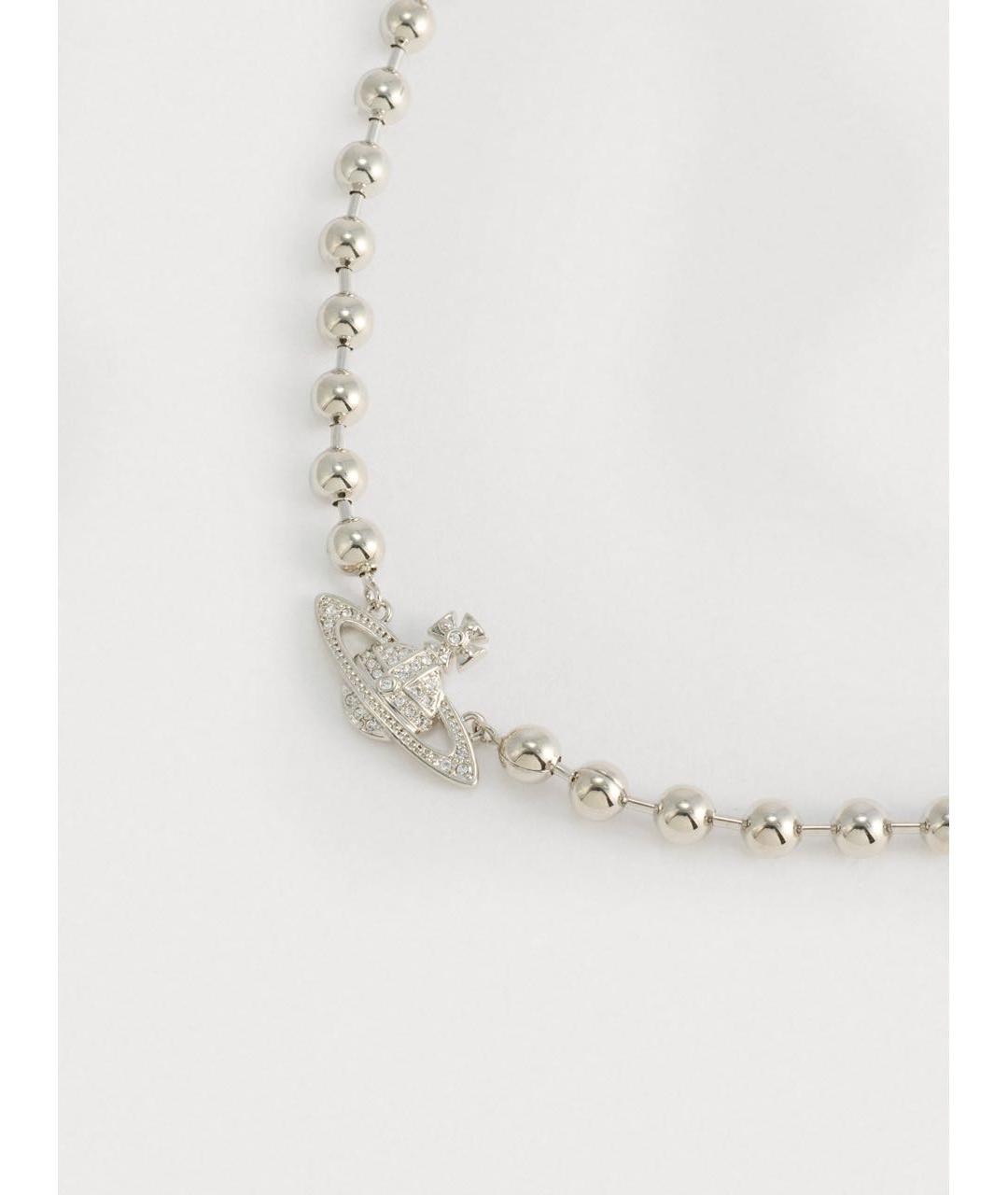 VIVIENNE WESTWOOD Серебрянный латунный чокер, фото 3