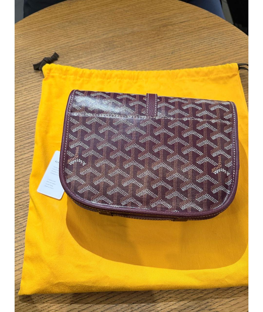 GOYARD Бордовая сумка тоут, фото 8