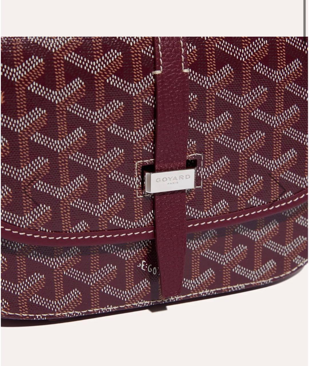 GOYARD Бордовая сумка тоут, фото 2