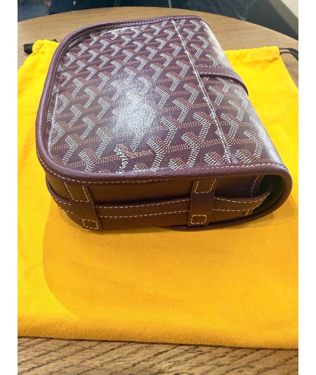 GOYARD Бордовая сумка тоут, фото 7