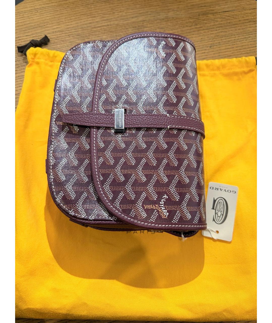 GOYARD Бордовая сумка тоут, фото 6