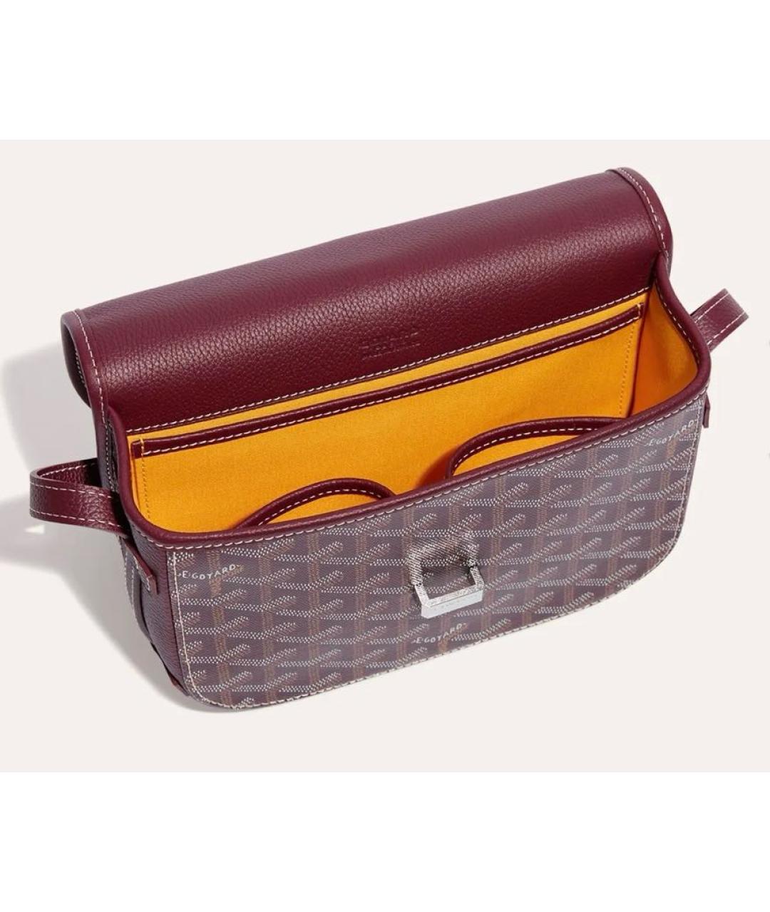 GOYARD Бордовая сумка тоут, фото 3