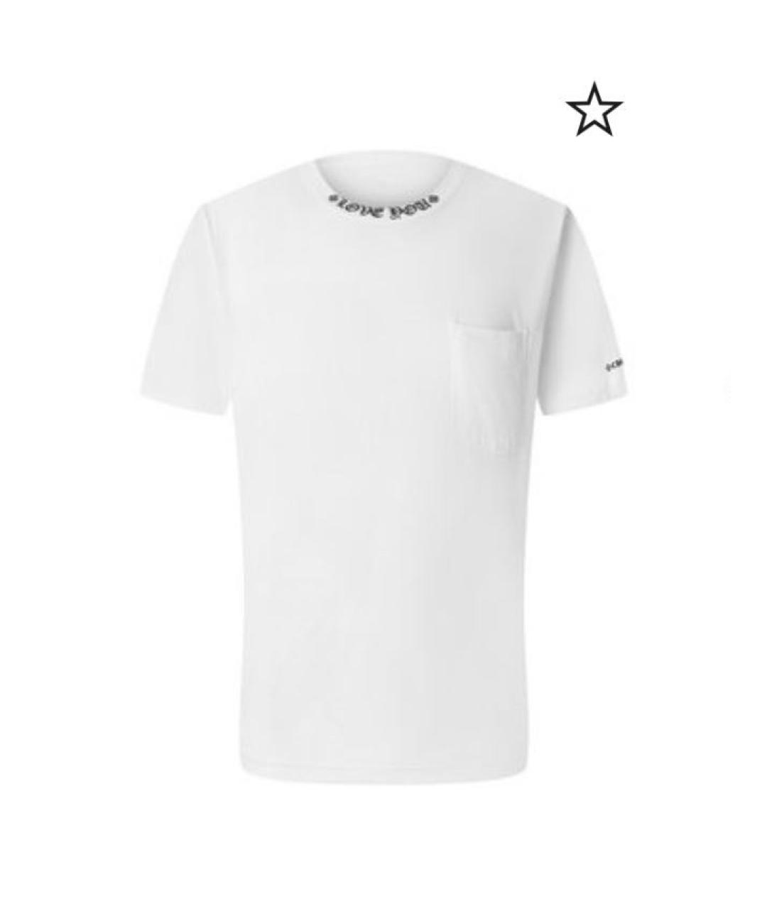 CHROME HEARTS Белая хлопковая футболка, фото 5