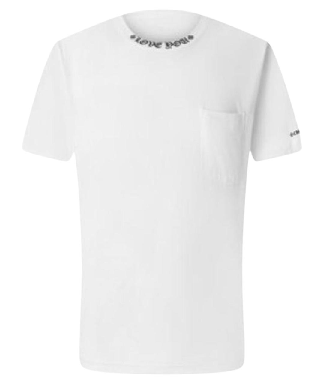 CHROME HEARTS Белая хлопковая футболка, фото 1