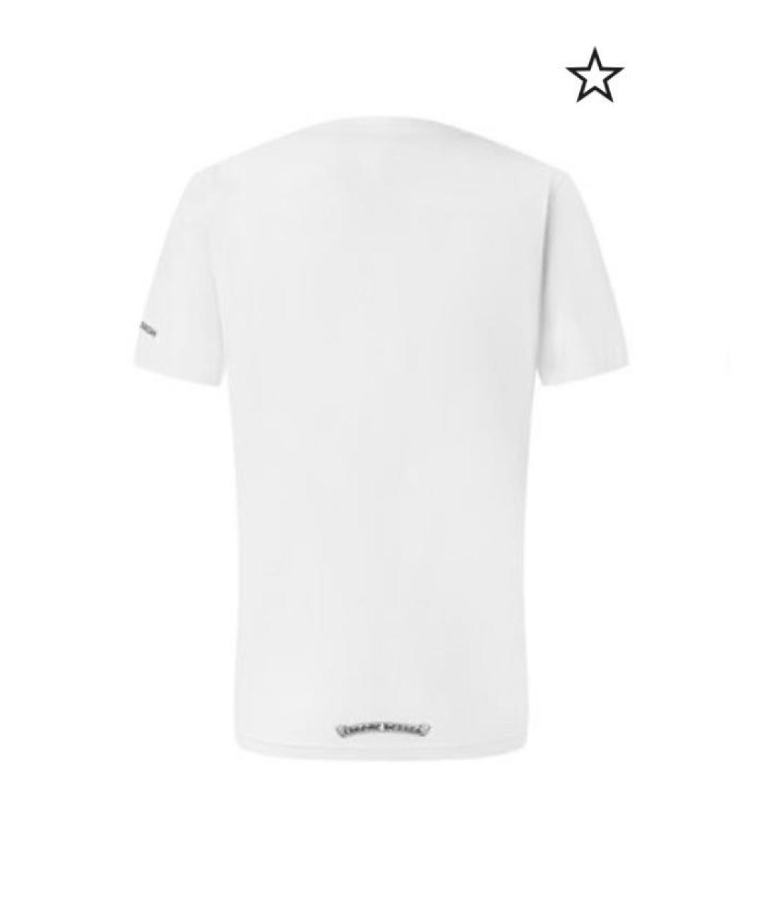 CHROME HEARTS Белая хлопковая футболка, фото 2