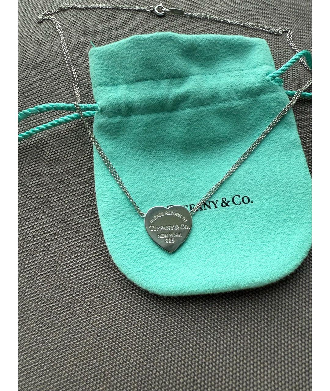 TIFFANY&CO Серебряное серебряное колье, фото 4