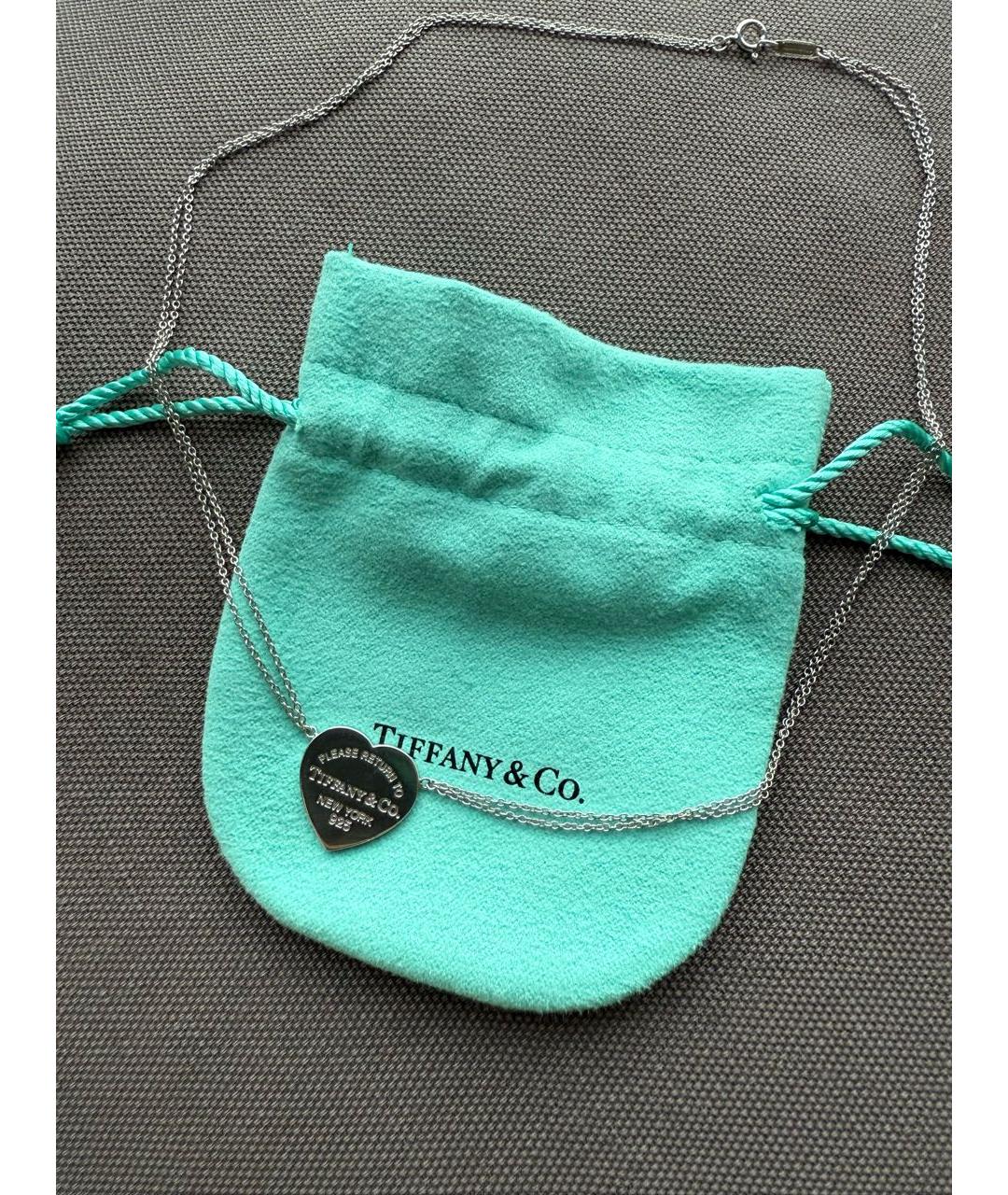 TIFFANY&CO Серебряное серебряное колье, фото 2