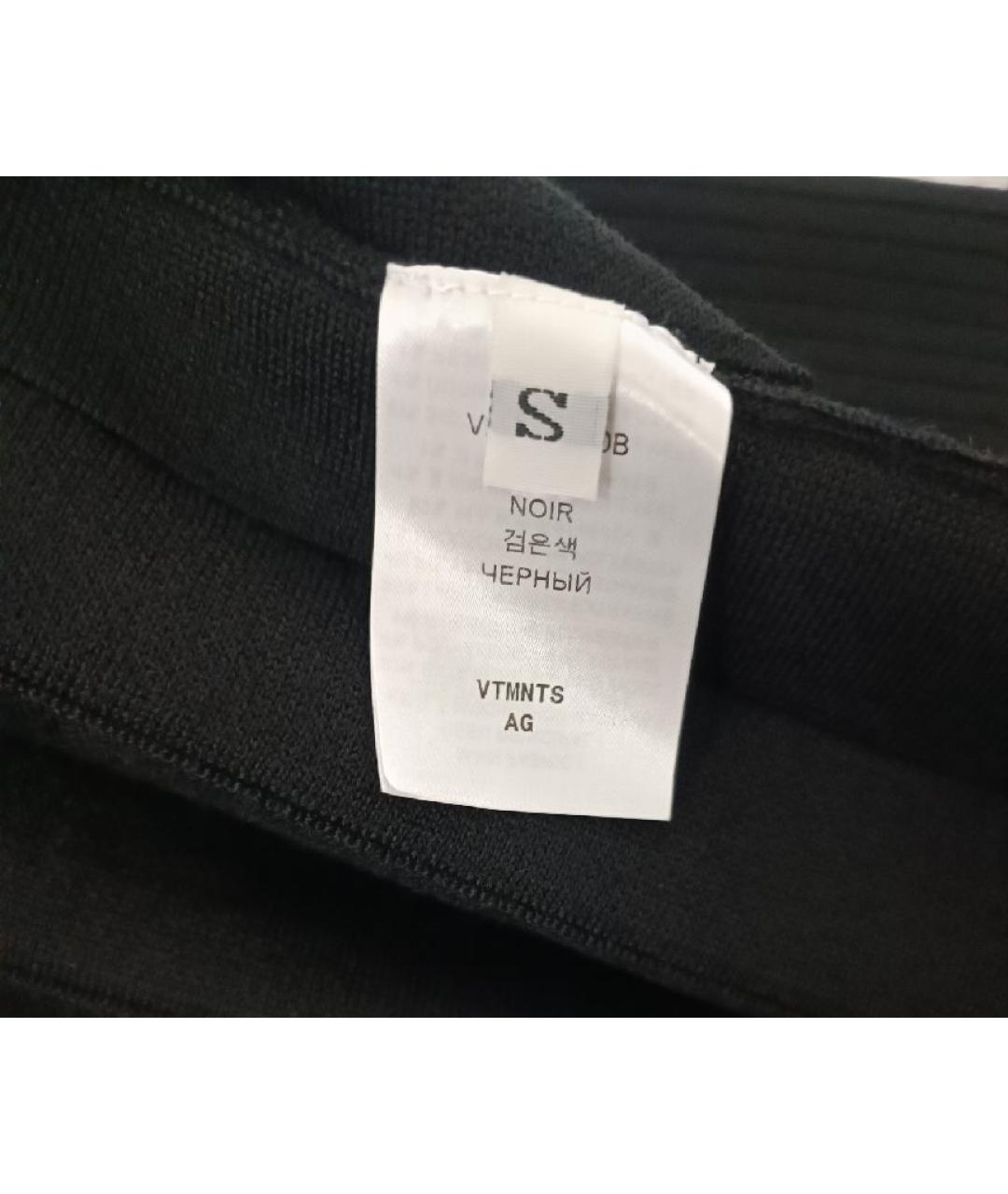 VTMNTS Черный шерстяной костюм с юбками, фото 3