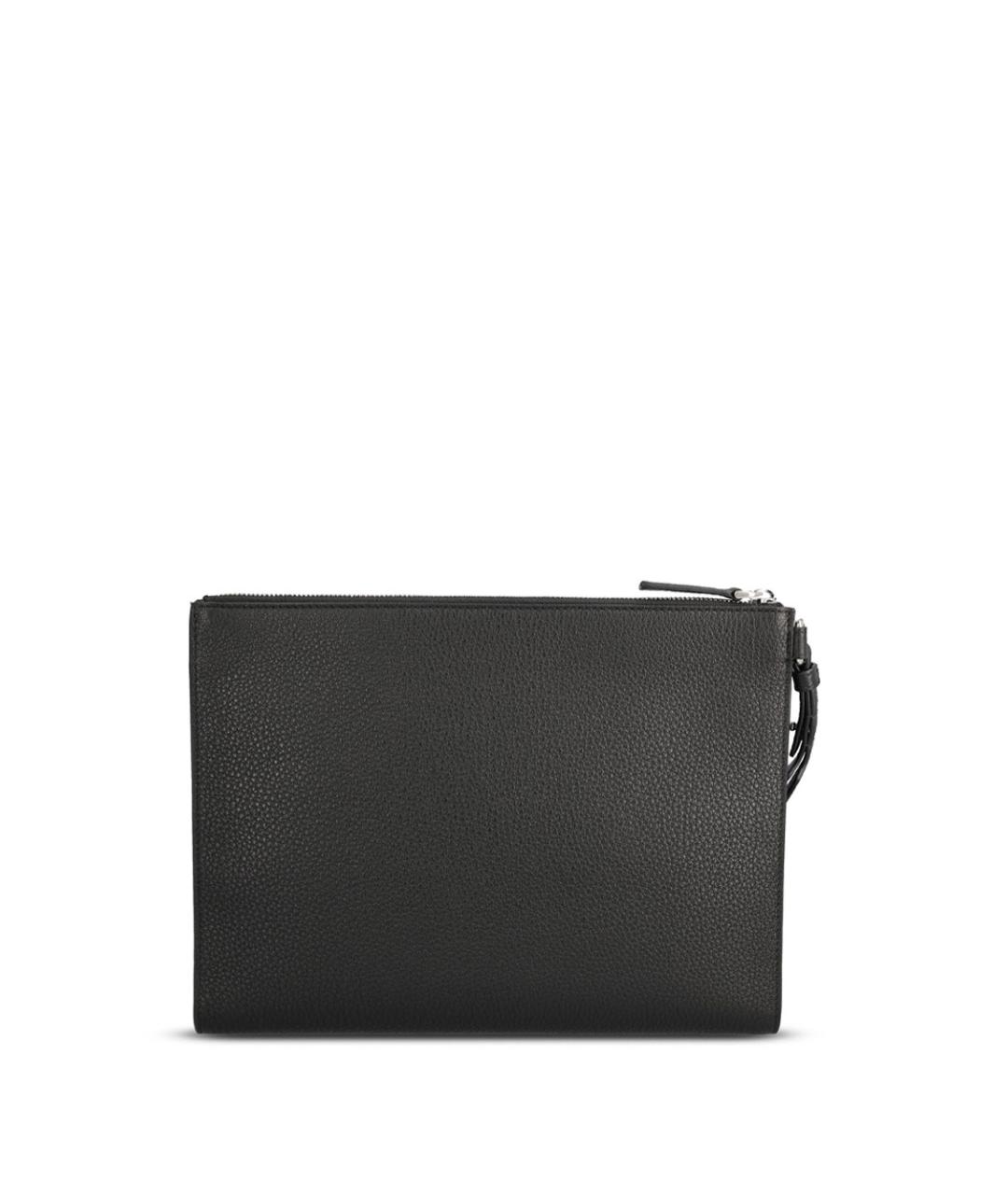 BALENCIAGA Черная кожаная папка для документов, фото 3