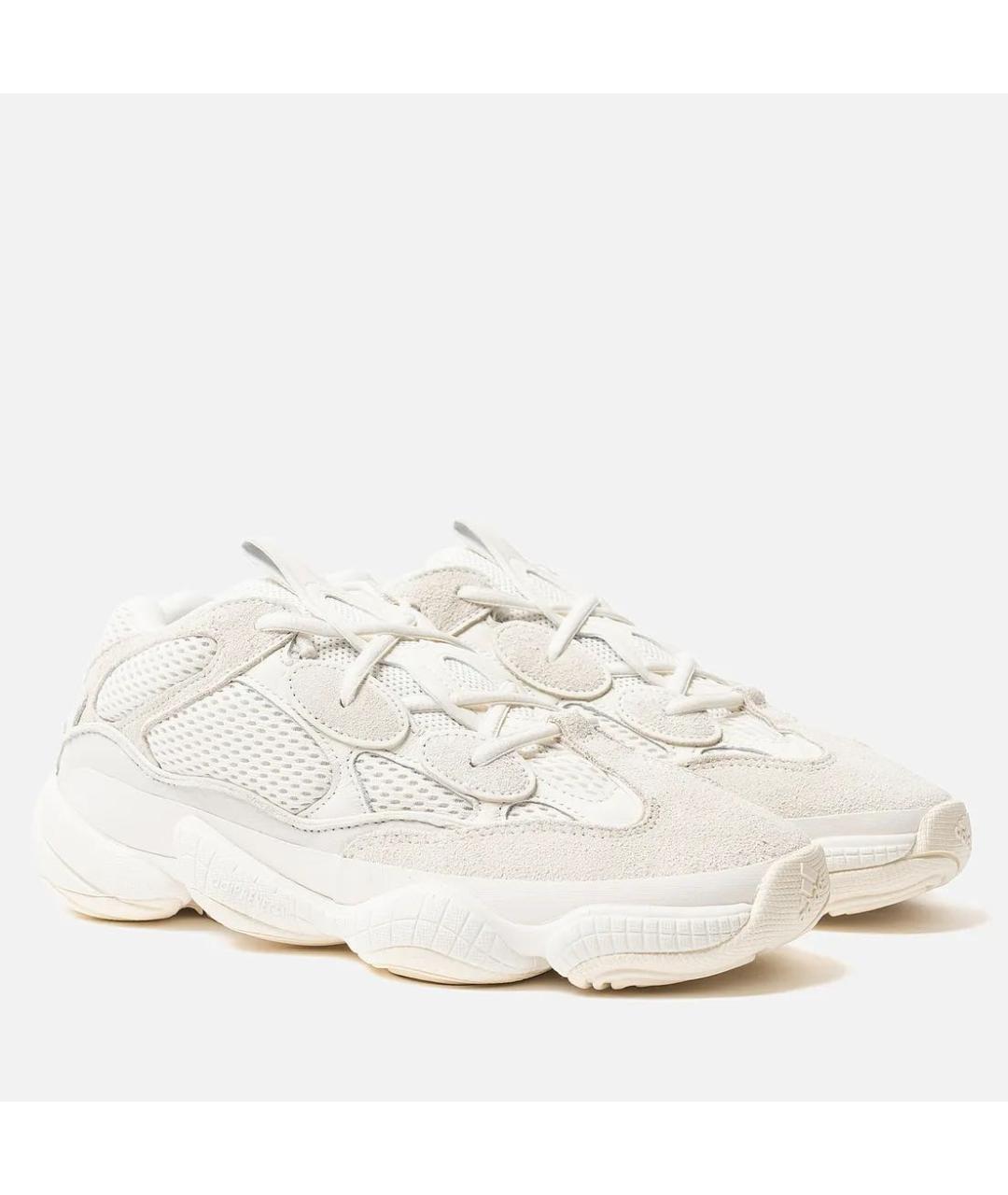 ADIDAS YEEZY Белые замшевые кроссовки, фото 9