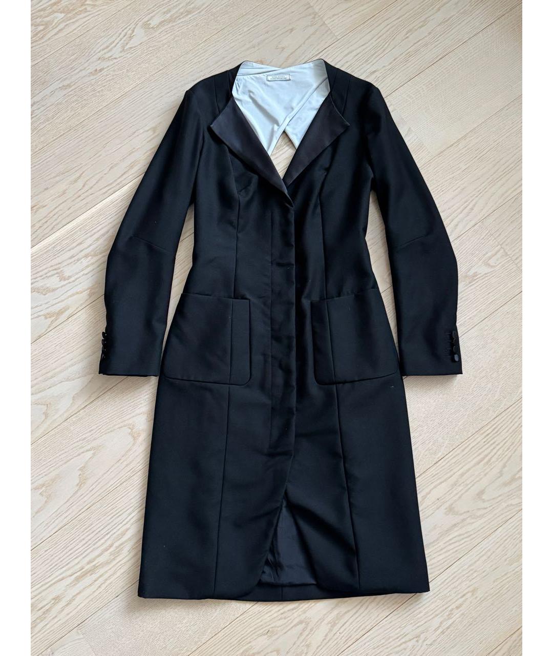 NINA RICCI Черное шерстяное вечернее платье, фото 2