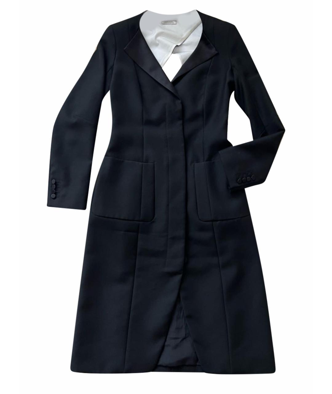 NINA RICCI Черное шерстяное вечернее платье, фото 1