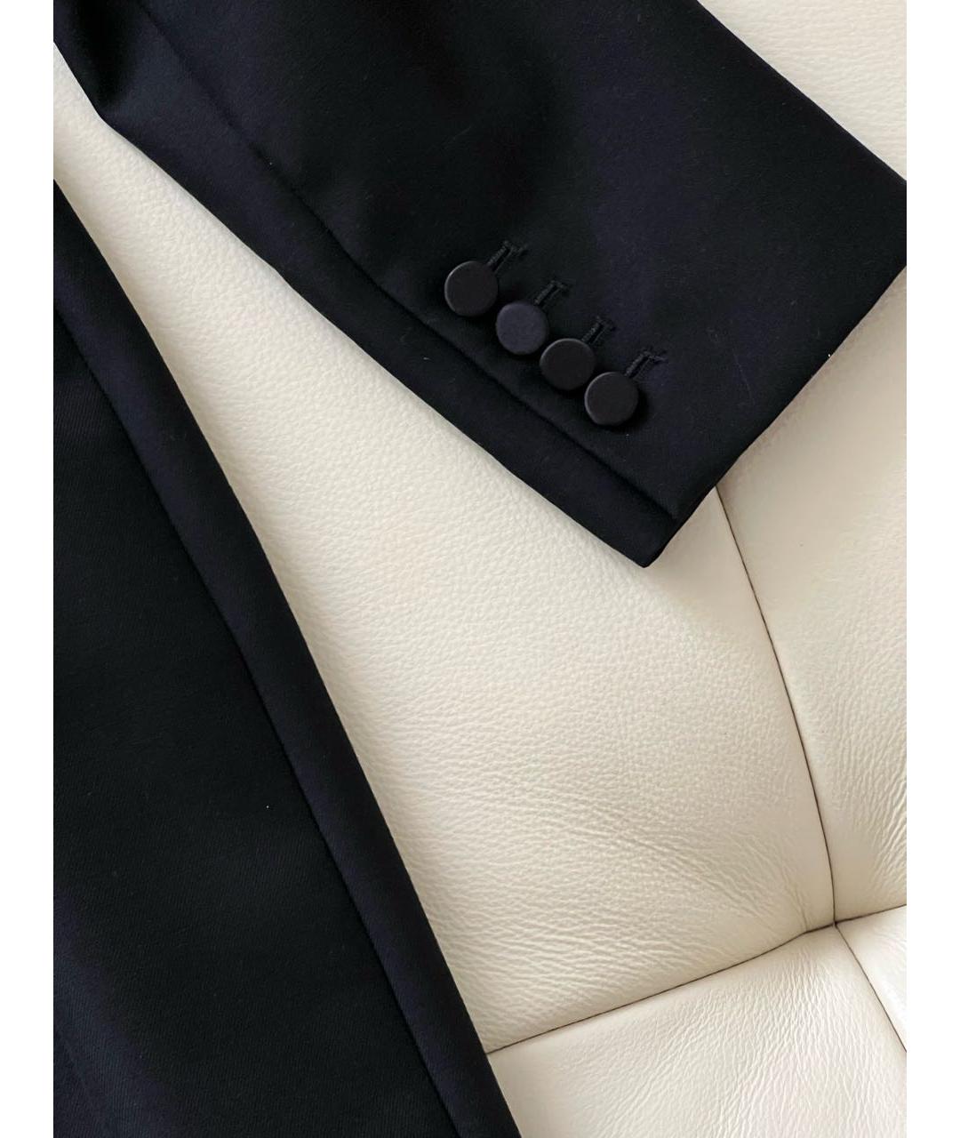 NINA RICCI Черное шерстяное вечернее платье, фото 5
