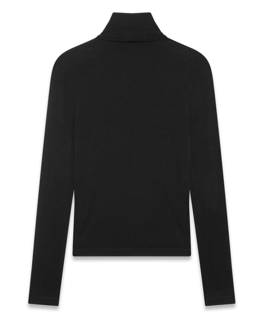 SAINT LAURENT Черная кашемировая водолазка, фото 2