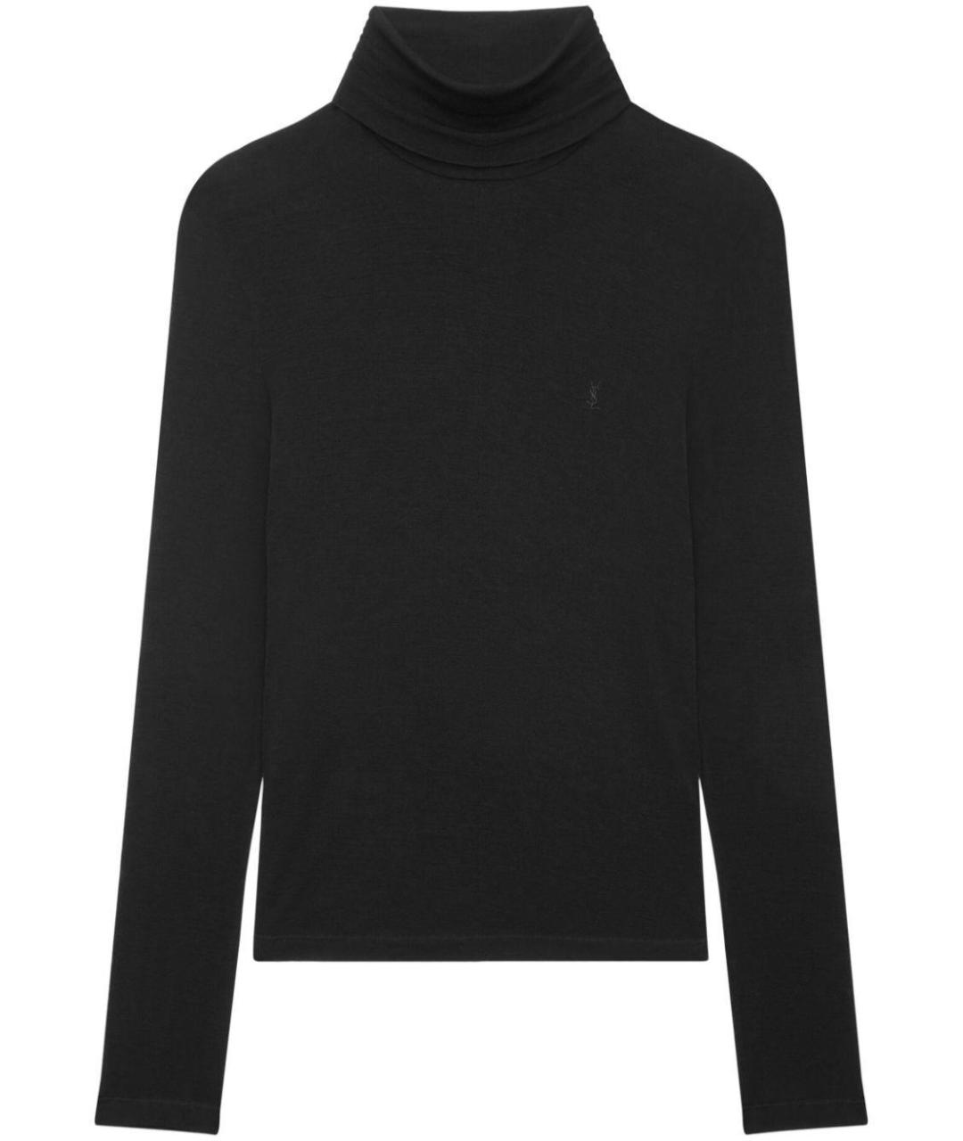 SAINT LAURENT Черная кашемировая водолазка, фото 1