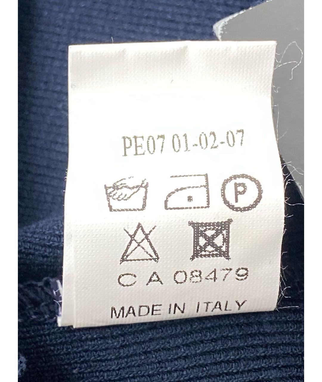 TWIN-SET Темно-синие вискозные леггинсы и велосипедки, фото 7