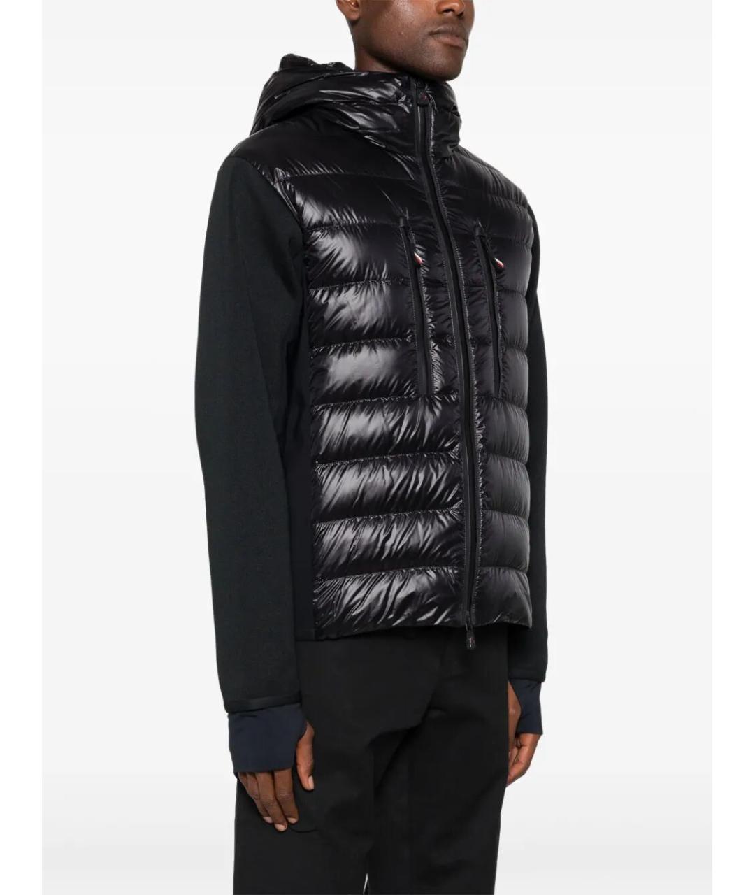 MONCLER Черная полиамидовая куртка, фото 2