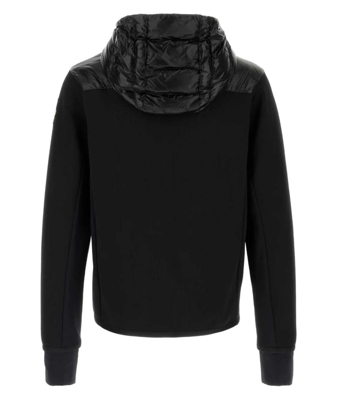 MONCLER Черная полиамидовая куртка, фото 5