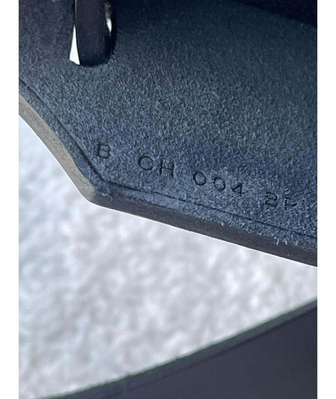 HERMES Черная тканевая сумка через плечо, фото 8