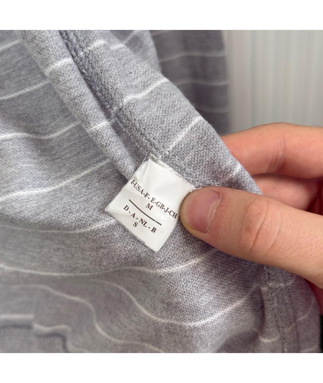 BRUNELLO CUCINELLI Серый хлопковый кардиган, фото 6