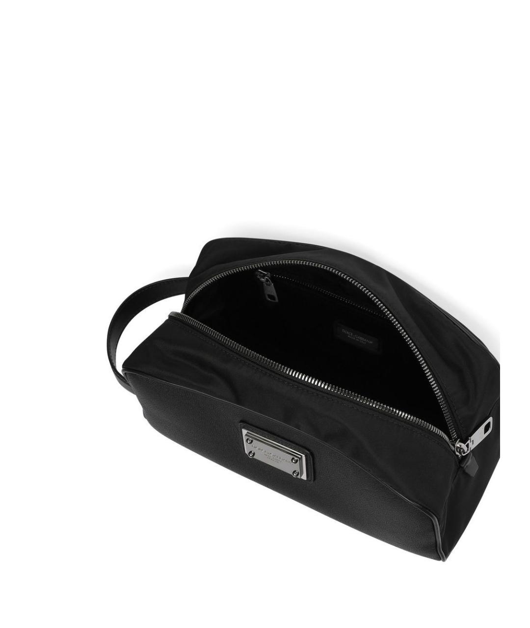 DOLCE&GABBANA Черная барсетка, фото 4