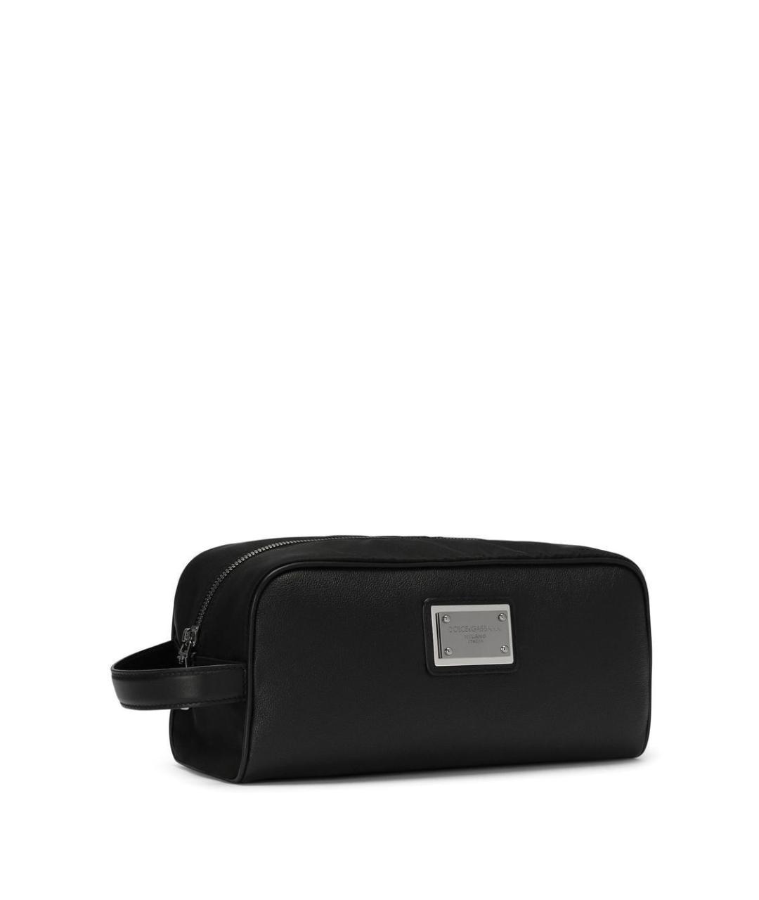 DOLCE&GABBANA Черная барсетка, фото 3