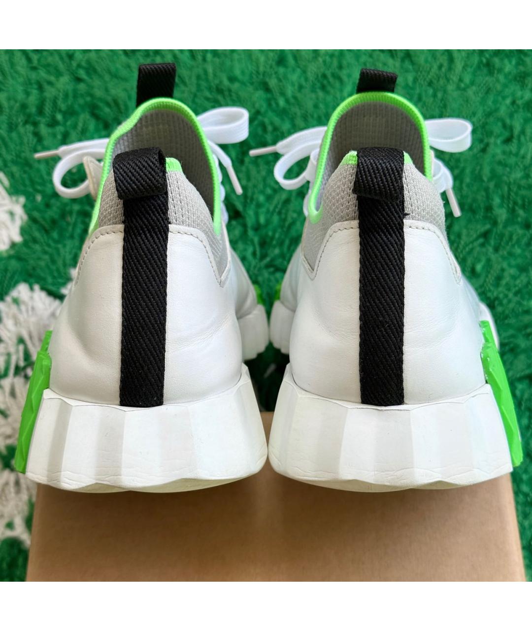 HERMES Серые низкие кроссовки / кеды, фото 6