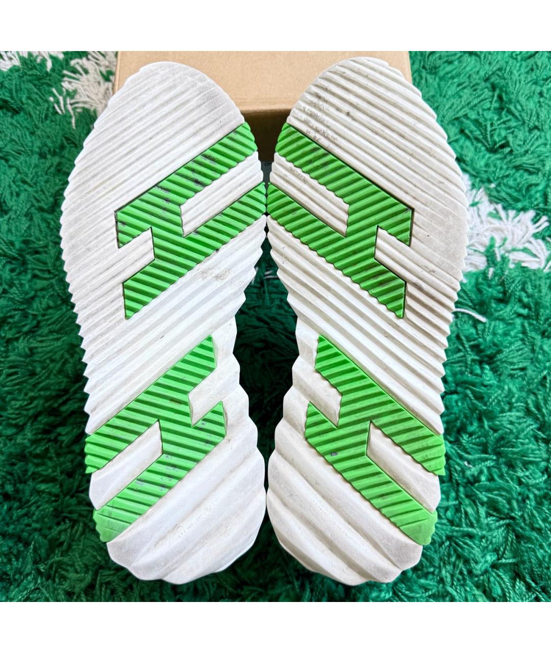 HERMES Серые низкие кроссовки / кеды, фото 7