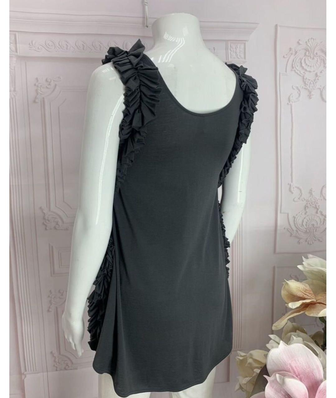 NUDE Серая шелковая майка, фото 6