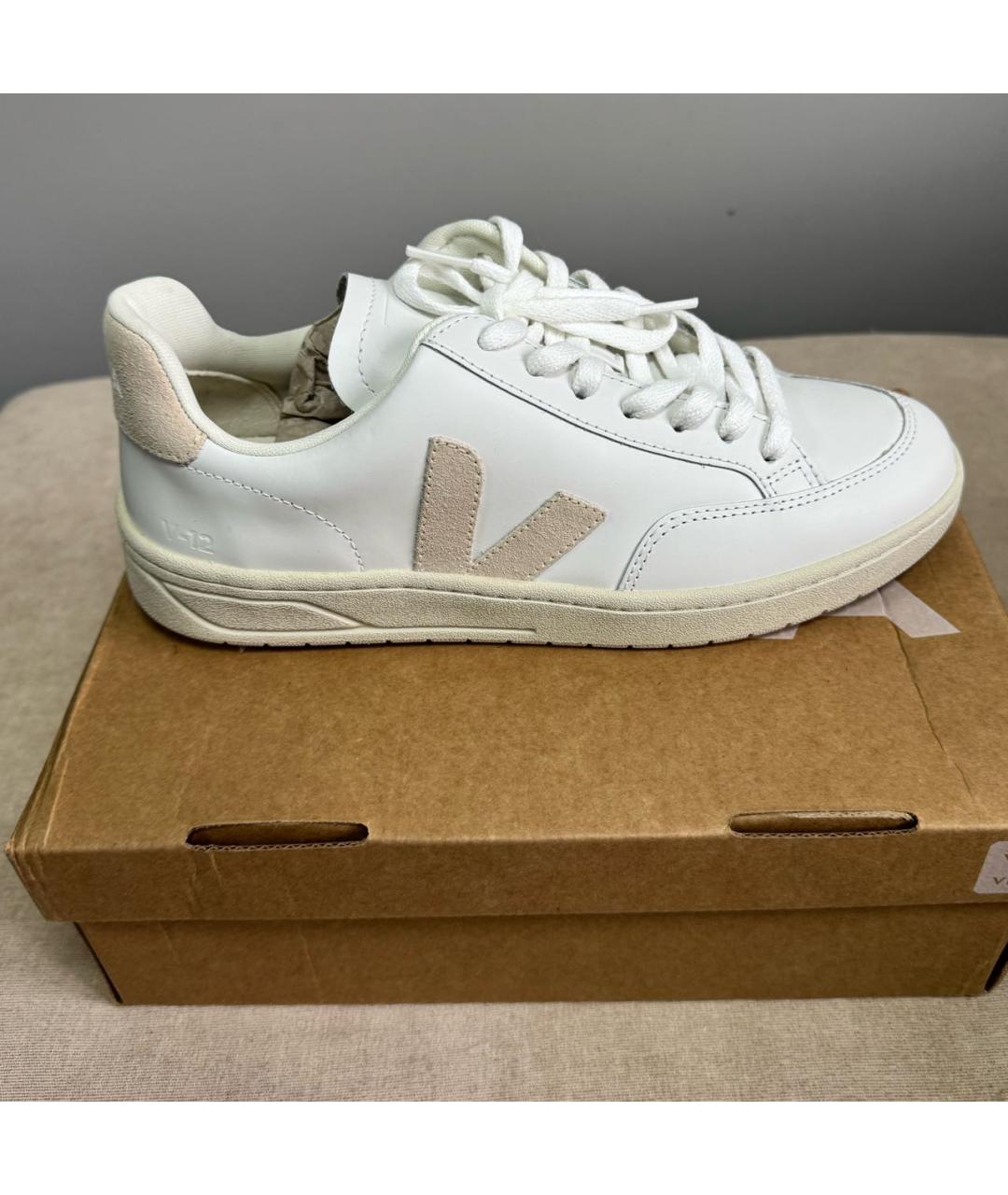 VEJA Белые кожаные кеды, фото 6