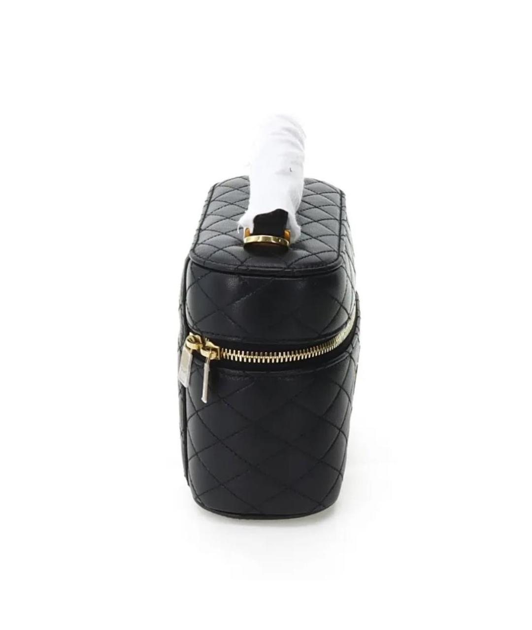 SAINT LAURENT Черная кожаная сумка через плечо, фото 4