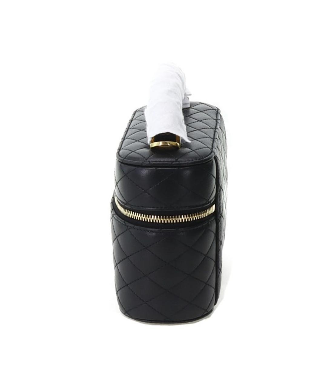 SAINT LAURENT Черная кожаная сумка через плечо, фото 2