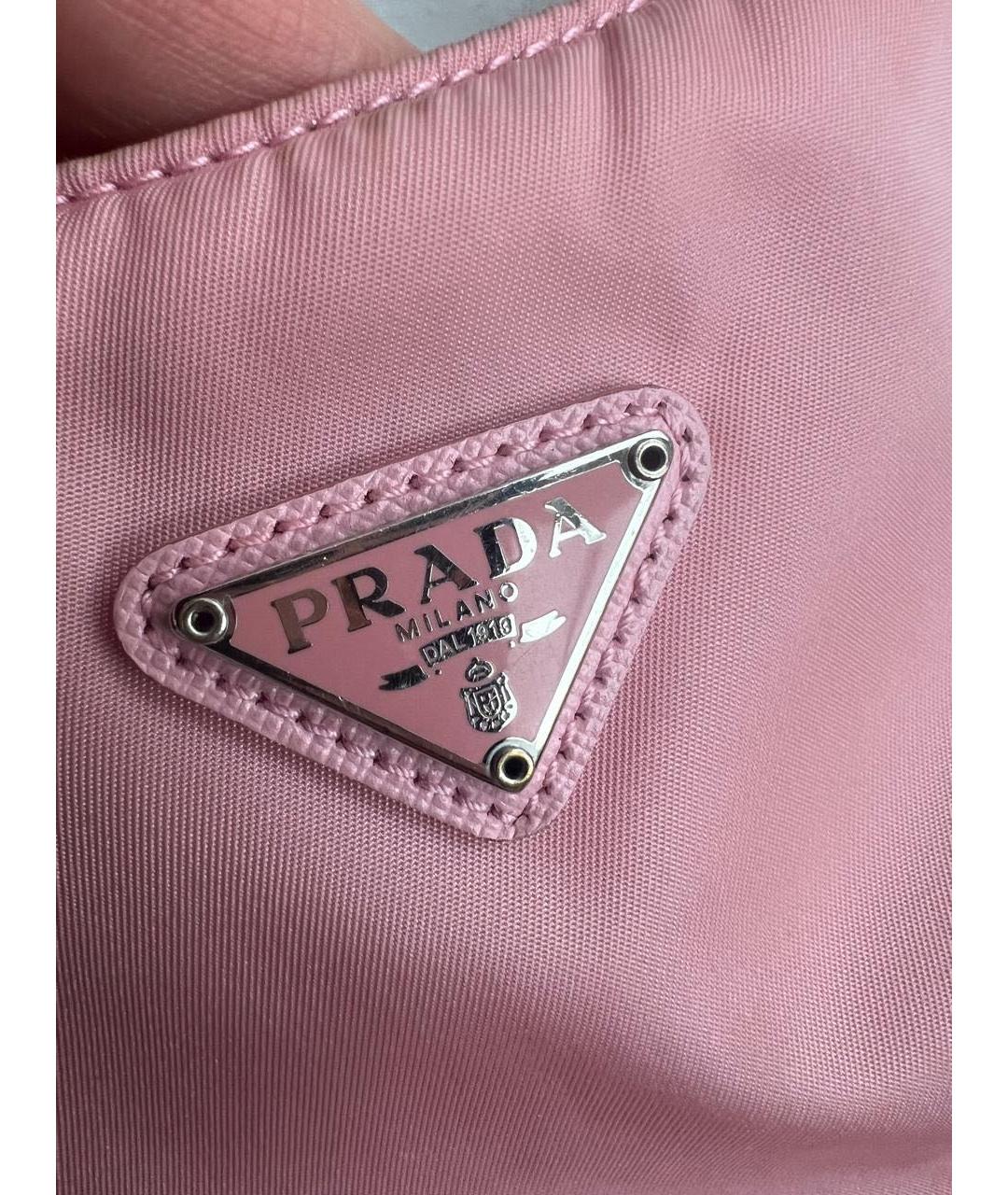 PRADA Розовая сумка с короткими ручками, фото 2