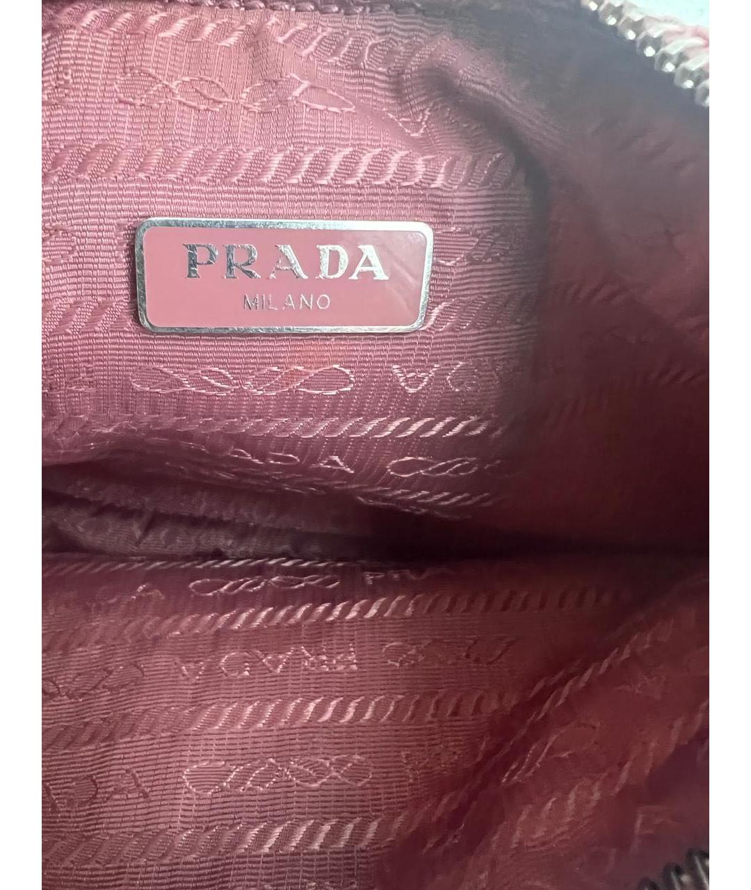 PRADA Розовая сумка с короткими ручками, фото 3