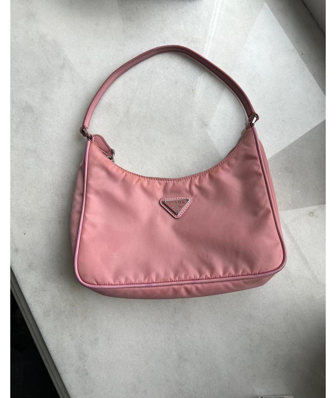 PRADA Розовая сумка с короткими ручками, фото 5