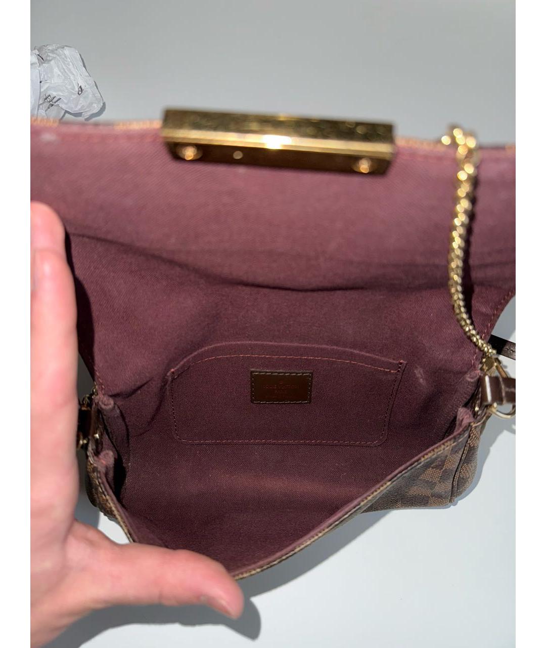 LOUIS VUITTON Коричневая сумка через плечо, фото 3