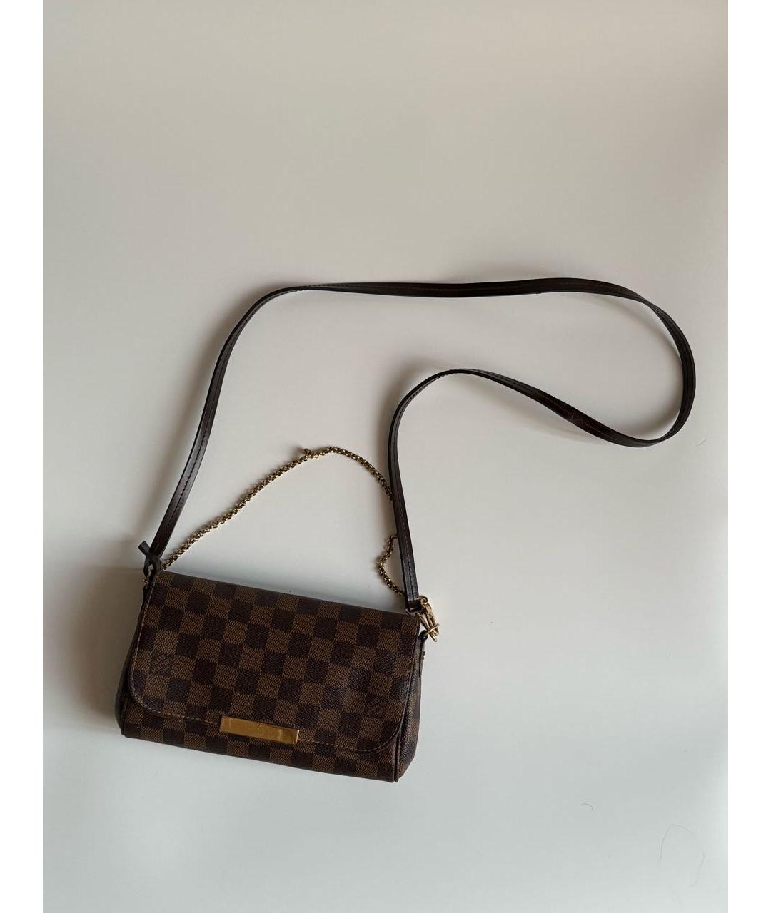 LOUIS VUITTON Коричневая сумка через плечо, фото 5