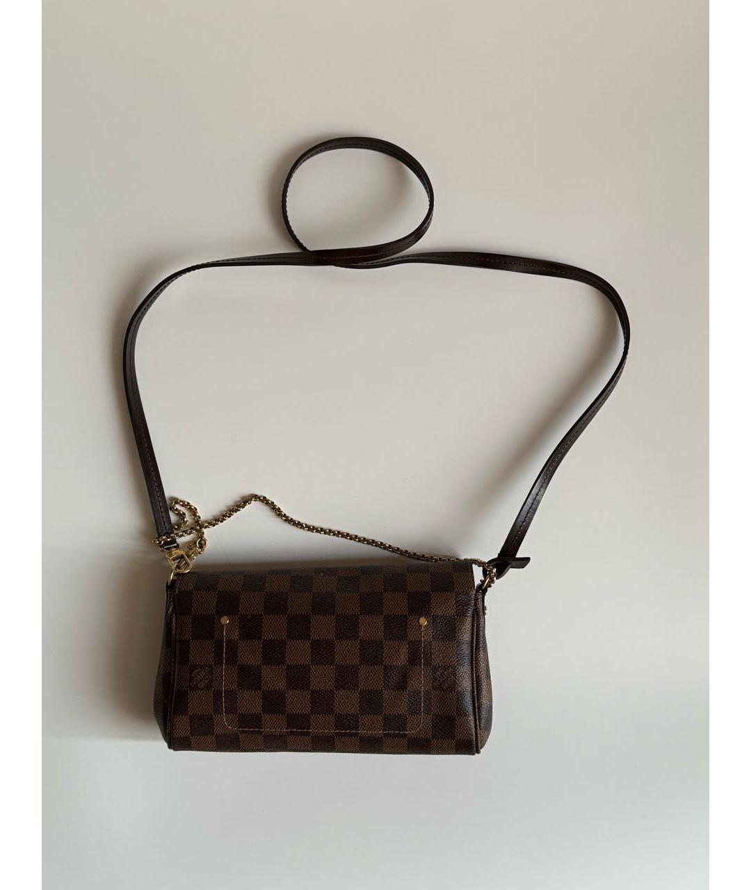 LOUIS VUITTON Коричневая сумка через плечо, фото 2