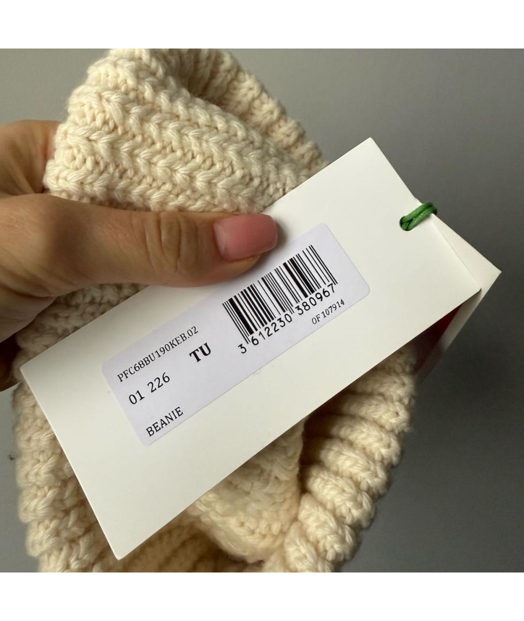 KENZO Бежевая шапка, фото 5